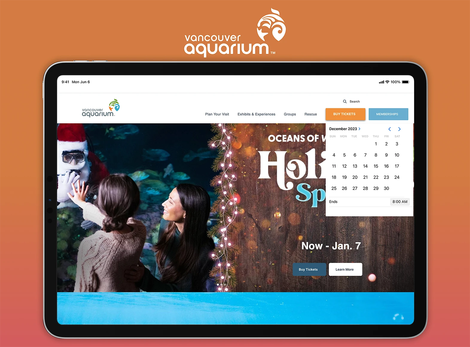 Vancouver Aquarium Project Cover Image